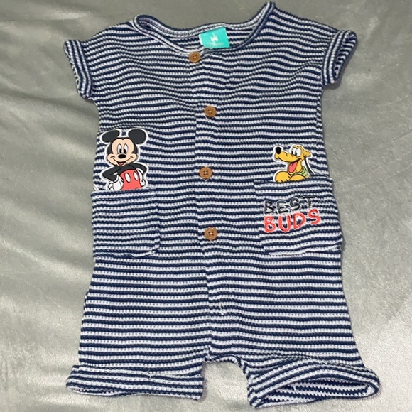 Baby Boys Disney Mickey Mouse Romper - Picture 2 of 6